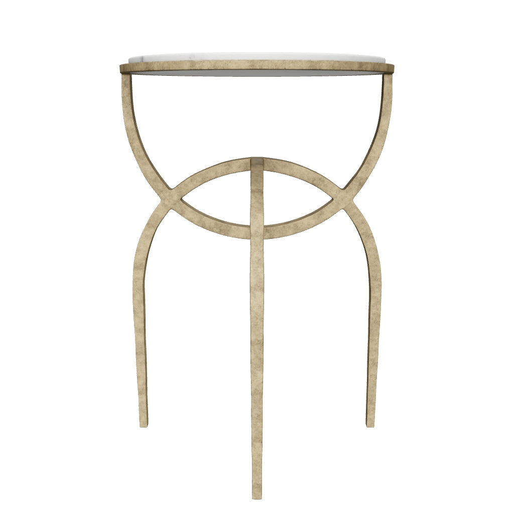 Alicent End Table - White Marble