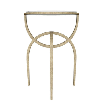 Alicent End Table - White Marble