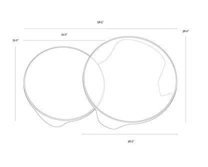 Mysaria Nesting Coffee Tables (Set Of 2)