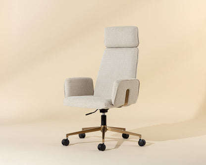 Kalev Office Chair - Chacha Cream