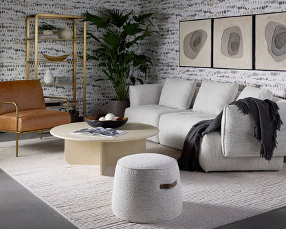 Mitchell Ottoman - Merino Cotton