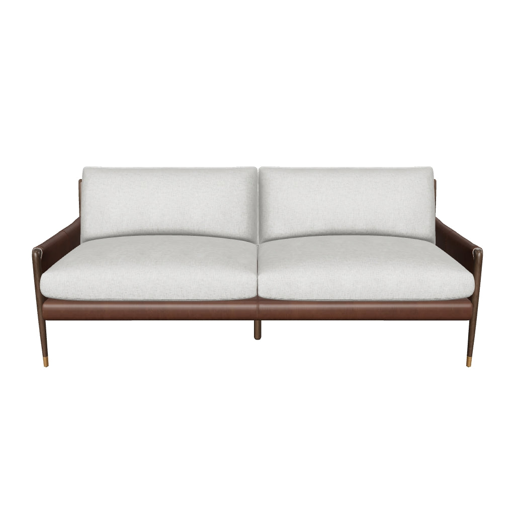 Mauti Sofa - Brown - Vault Fog / Bravo Cognac