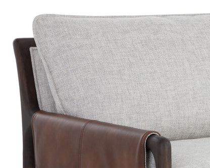 Mauti Sofa - Brown - Vault Fog / Bravo Cognac