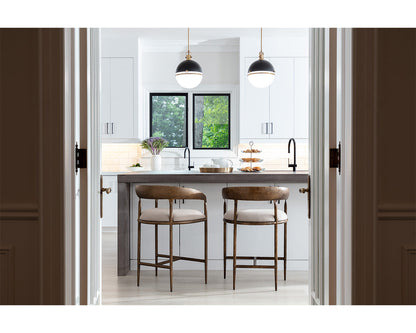 Zanatta Counter Stool - Zenith Taupe Grey