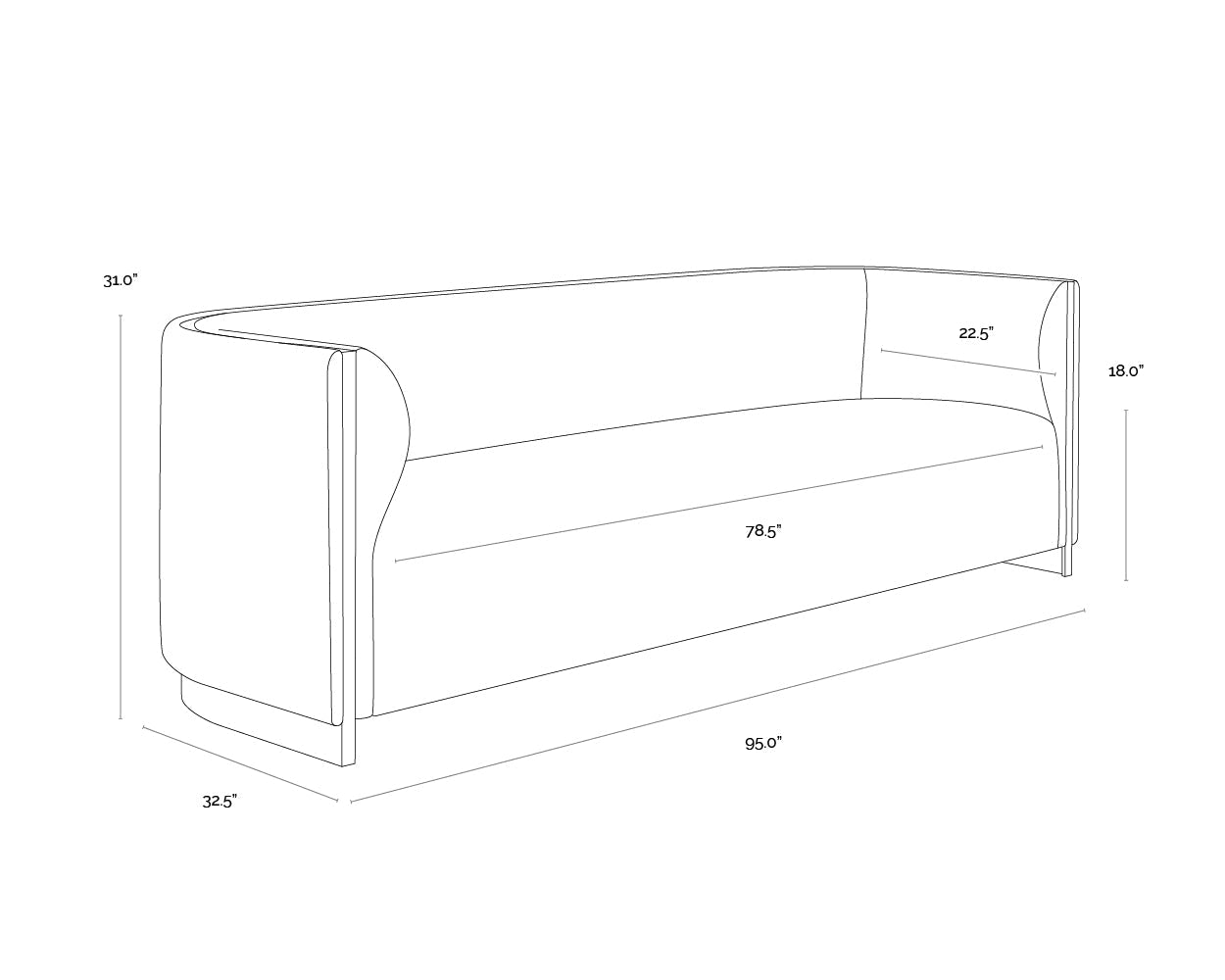 Larron Sofa - Rhea Light Barley