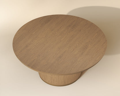 Kalla Dining Table - Round - Rustic Oak