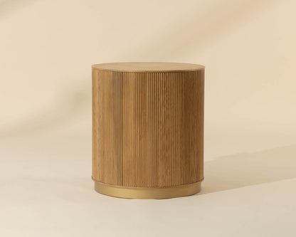 Kalla Side Table - Rustic Oak