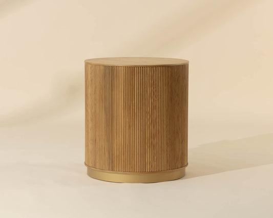 Kalla Side Table - Rustic Oak