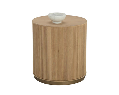 Kalla Side Table - Rustic Oak