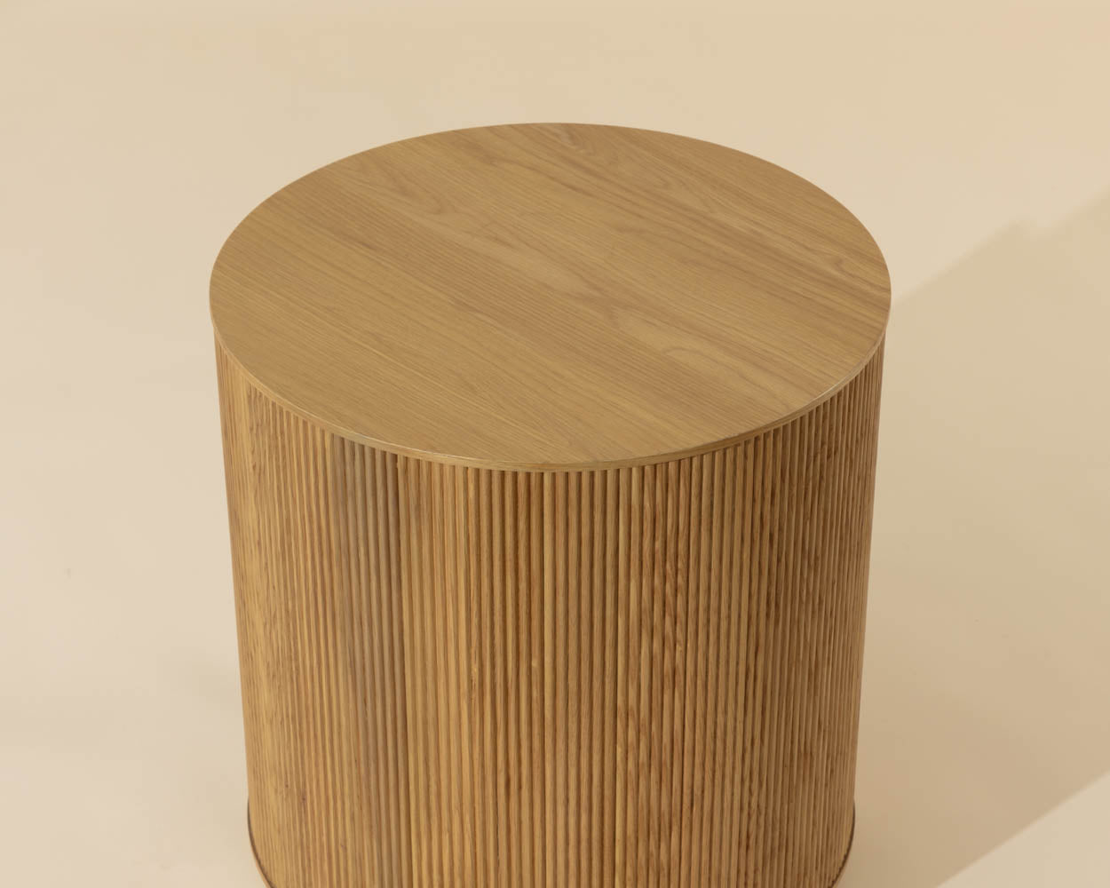 Kalla Side Table - Rustic Oak
