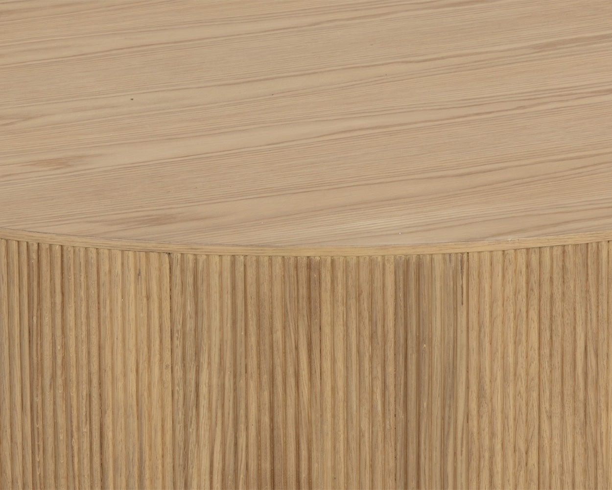 Kalla Coffee Table - Round - Rustic Oak