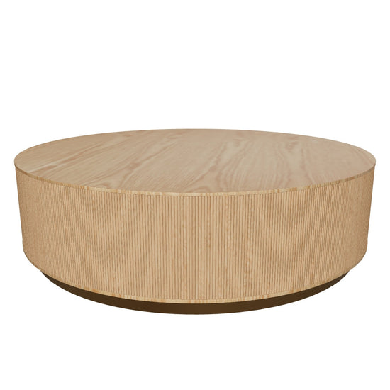 Kalla Coffee Table - Round - Rustic Oak