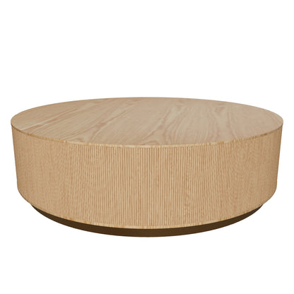 Kalla Coffee Table - Round - Rustic Oak