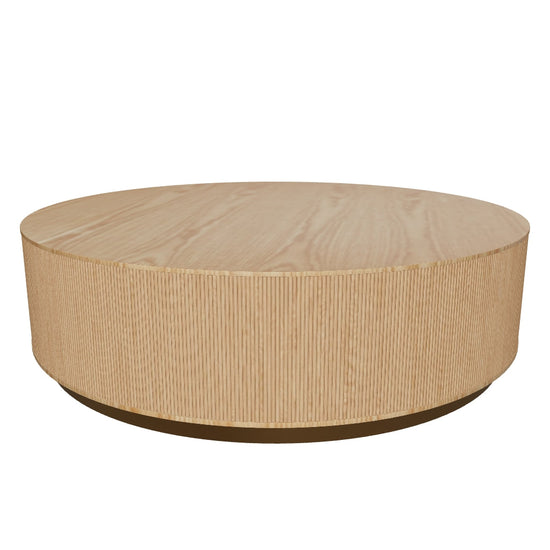 Kalla Coffee Table - Round - Rustic Oak