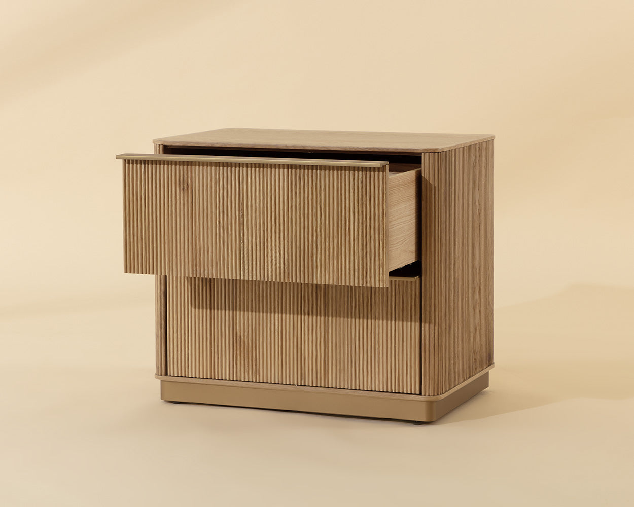 Kalla Nightstand - Small - Rustic Oak