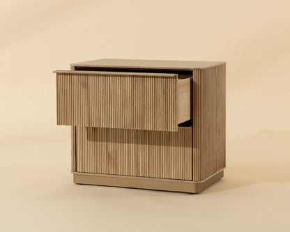 Kalla Nightstand - Small - Rustic Oak
