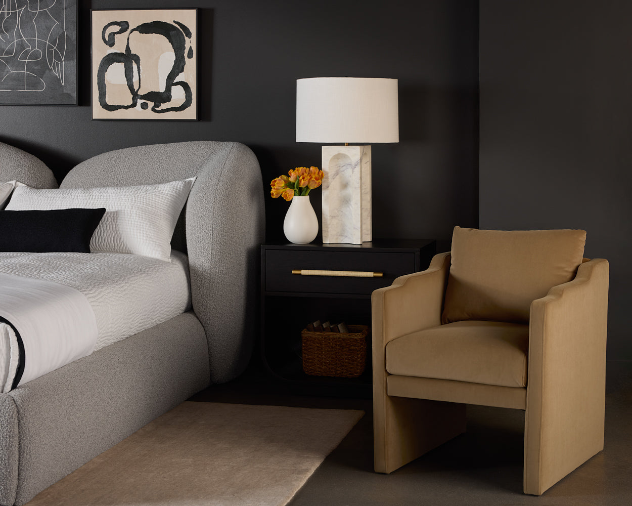 Tarrant Nightstand - Black