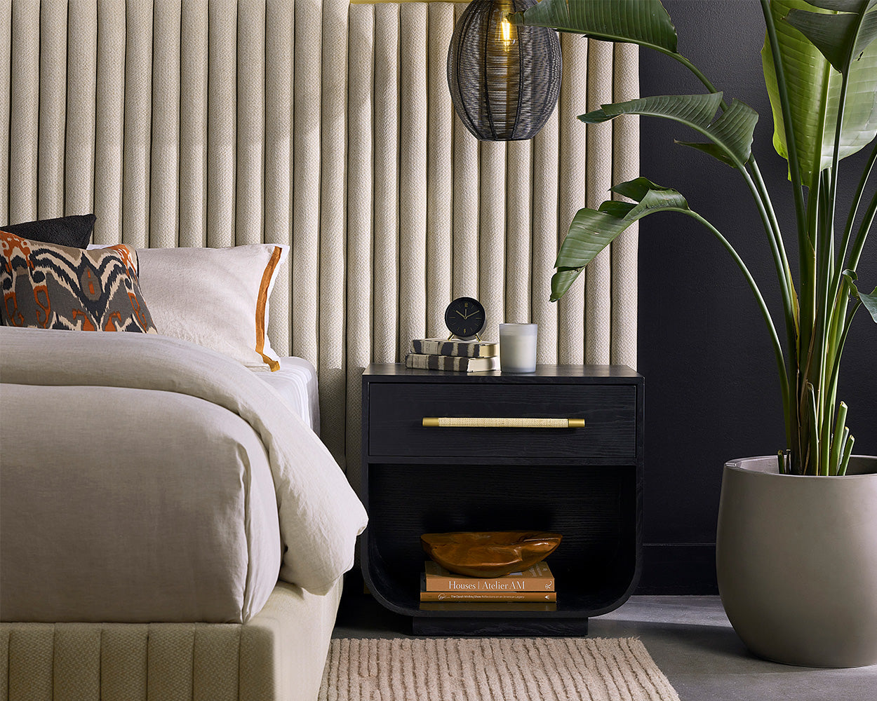 Tarrant Nightstand - Black