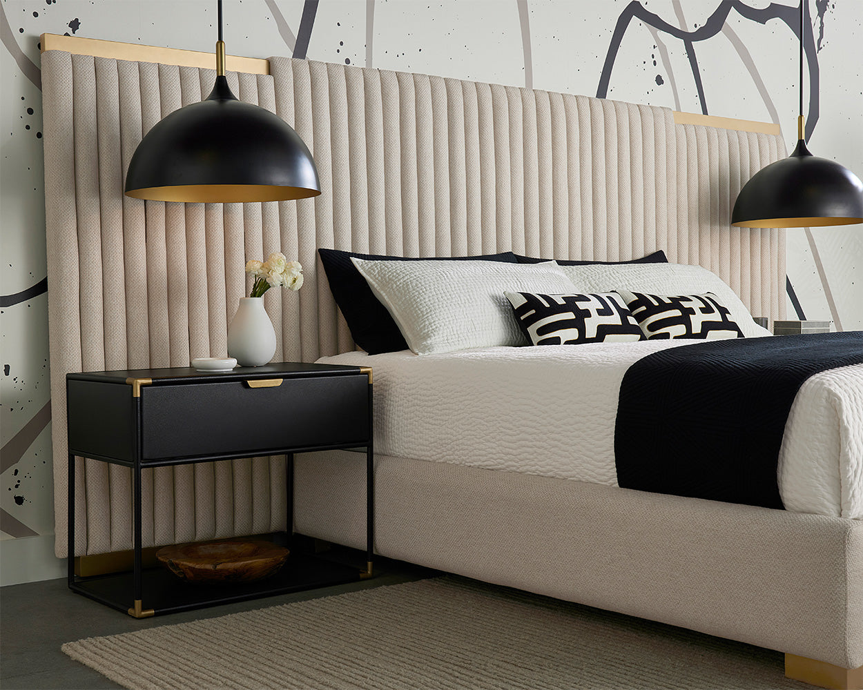 Tarrant Bed - King - Monument Oatmeal