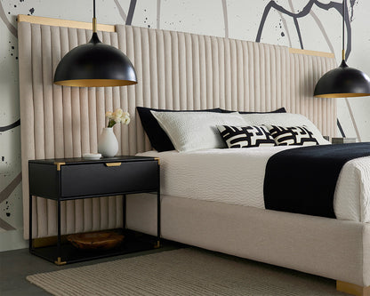 Tarrant Bed - King - Monument Oatmeal