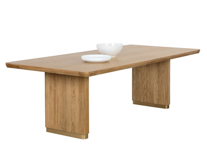 Kalla Dining Table - Rectangular - Rustic Oak