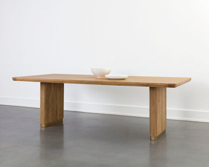 Kalla Dining Table - Rectangular - Rustic Oak