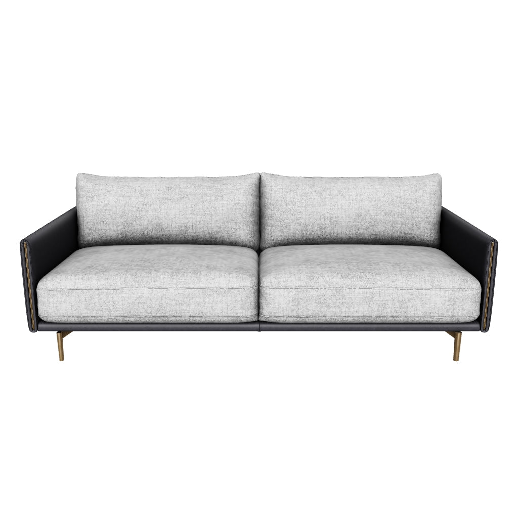 Ashi Sofa - Nash Zebra / Coal Black