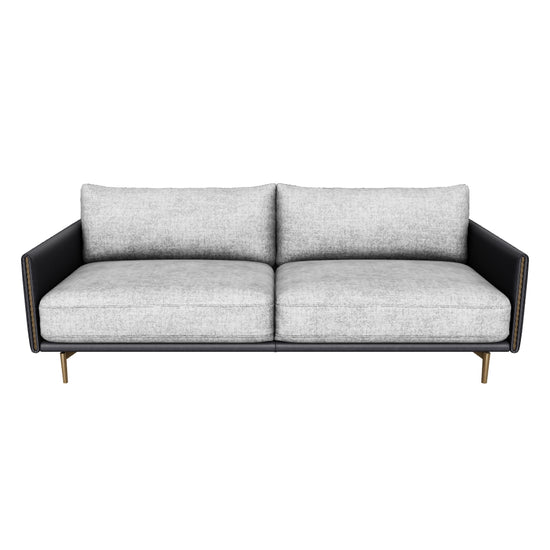 Ashi Sofa - Nash Zebra / Coal Black