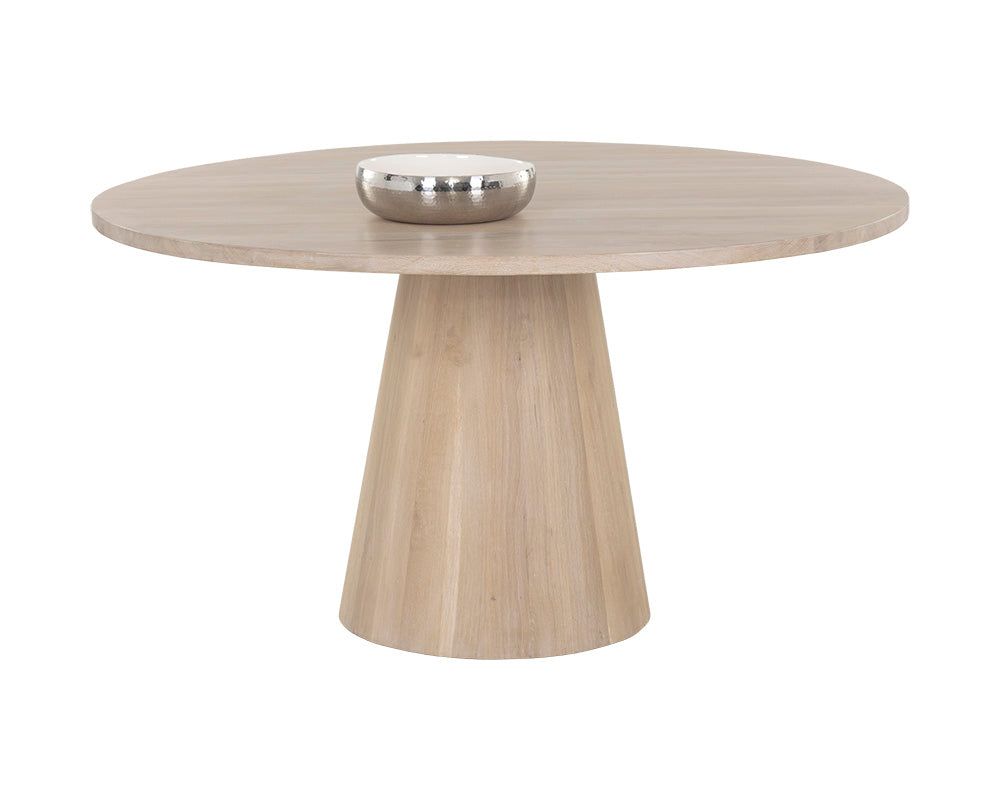 Elina Dining Table - Round - Light Oak