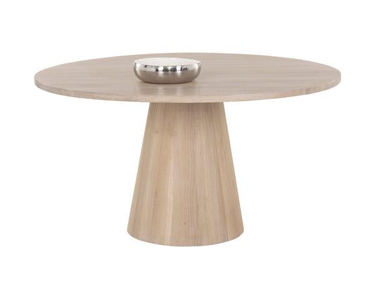 Elina Dining Table - Round - Light Oak