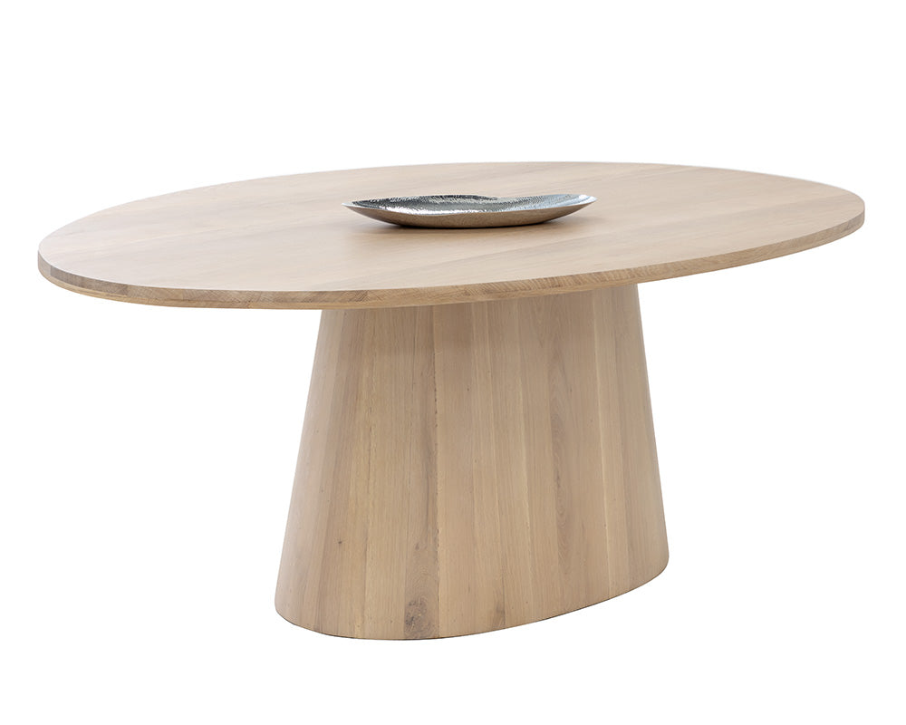 Elina Dining Table - Oval - Light Oak