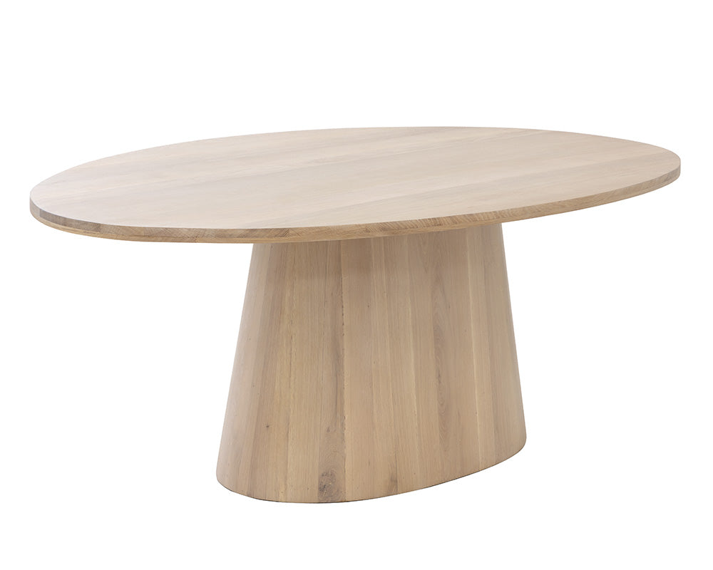 Elina Dining Table - Oval - Light Oak