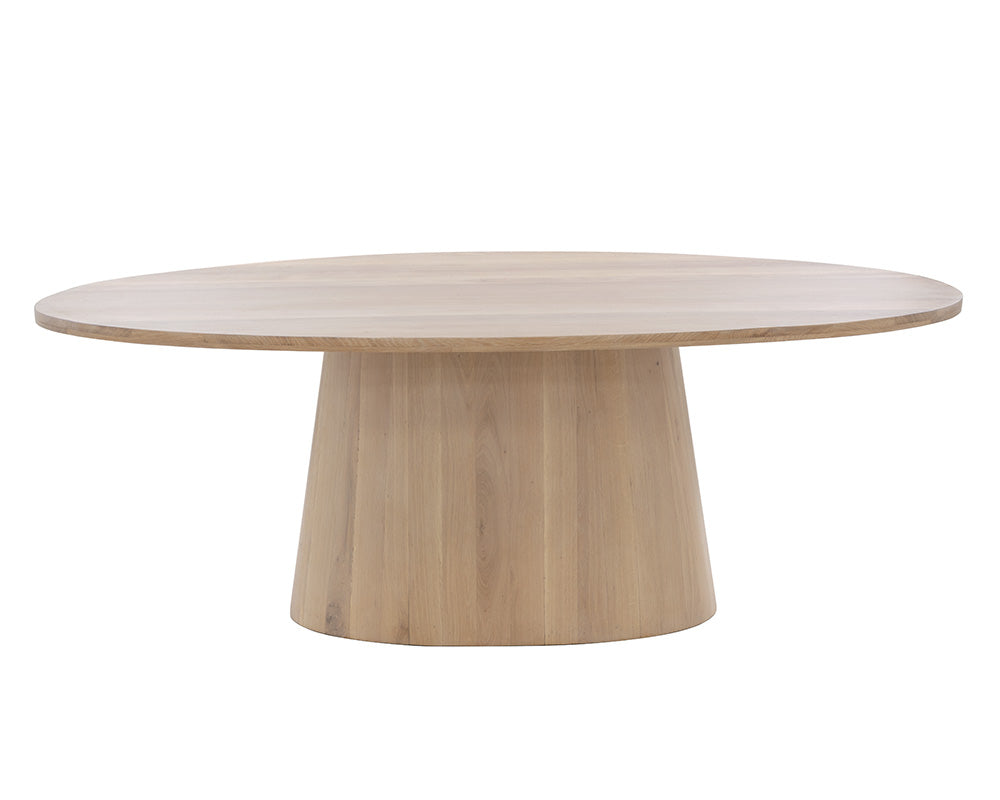 Elina Dining Table - Oval - Light Oak
