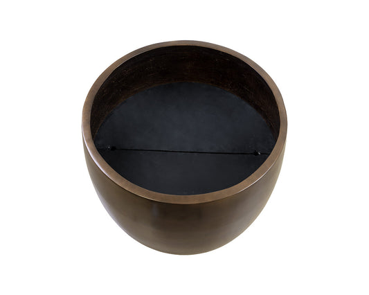 Aster Planter - Large - Antique Bronze