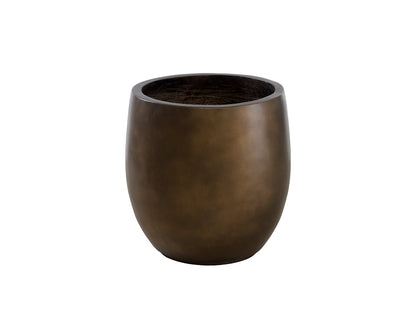 Aster Planter - Small - Antique Bronze