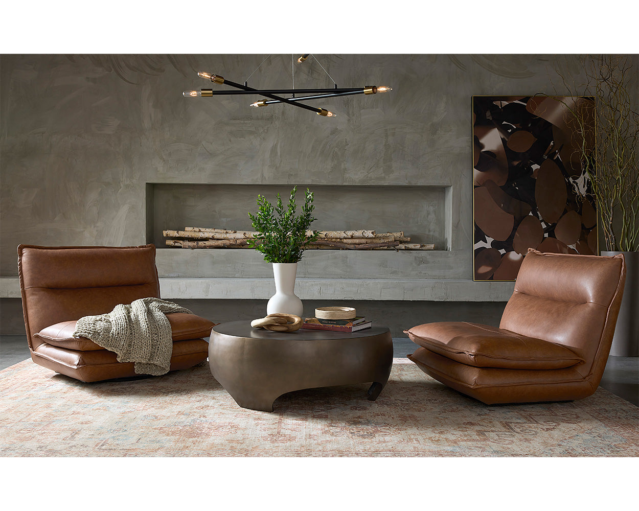 Tarsus Coffee Table - Antique Bronze