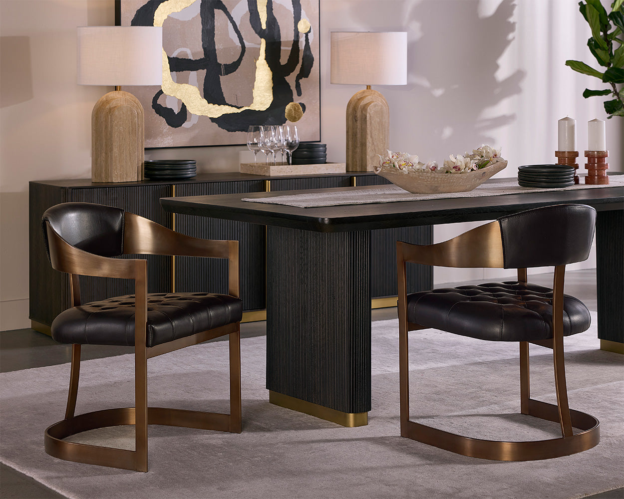 Kalla Sideboard - Charcoal