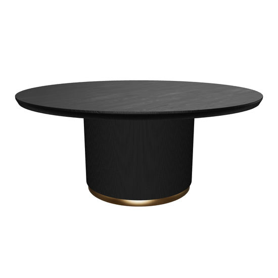 Kalla Dining Table - Round - Charcoal