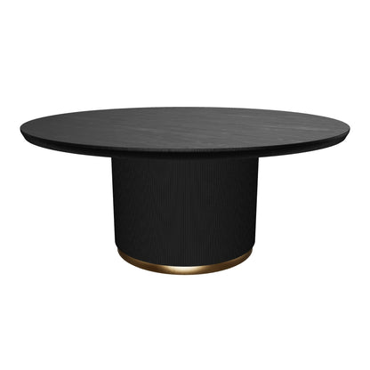 Kalla Dining Table - Round - Charcoal