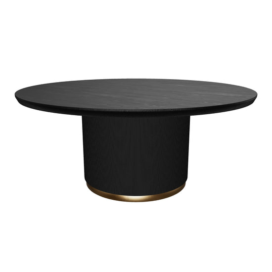 Kalla Dining Table - Round - Charcoal