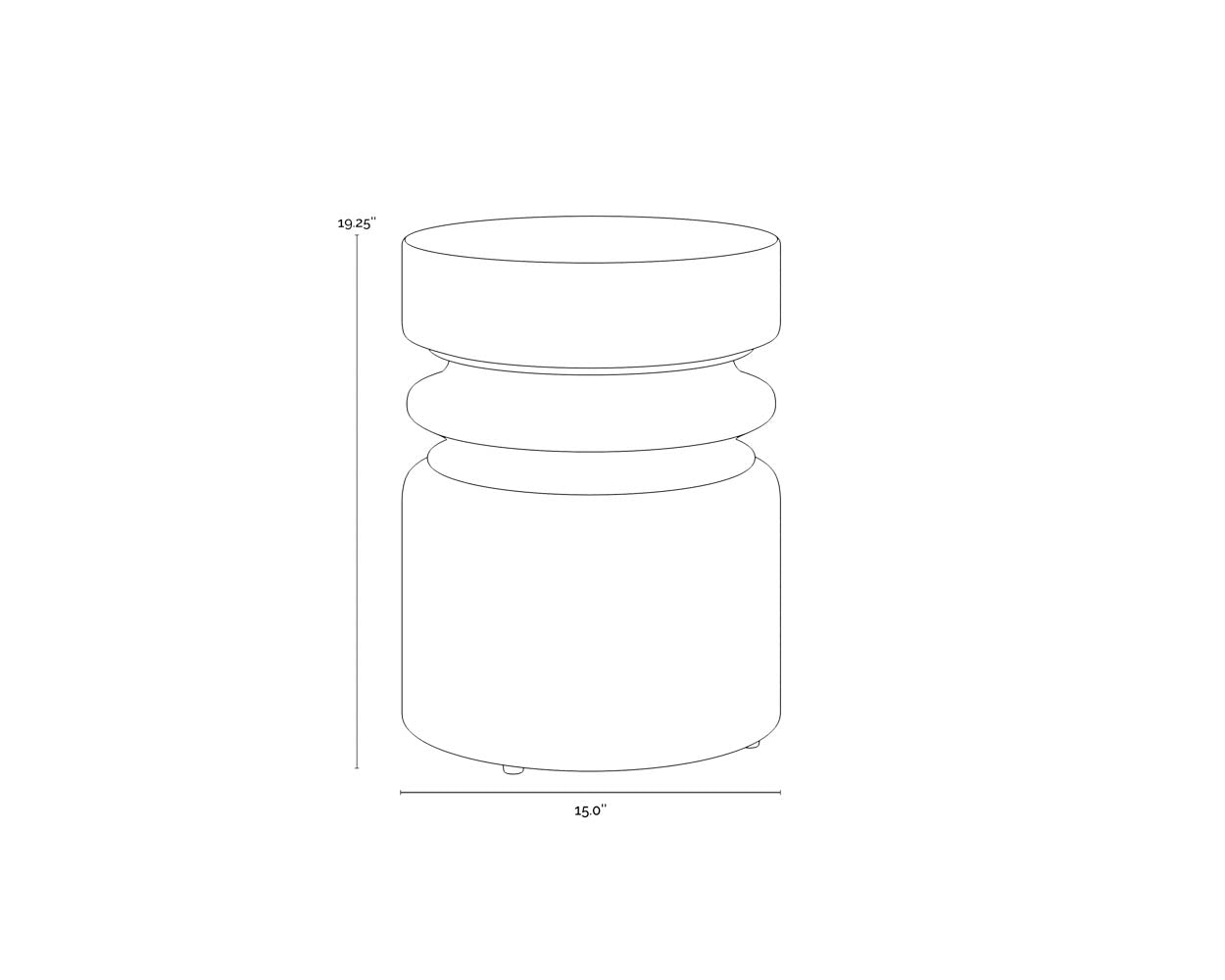 Sumie End Table