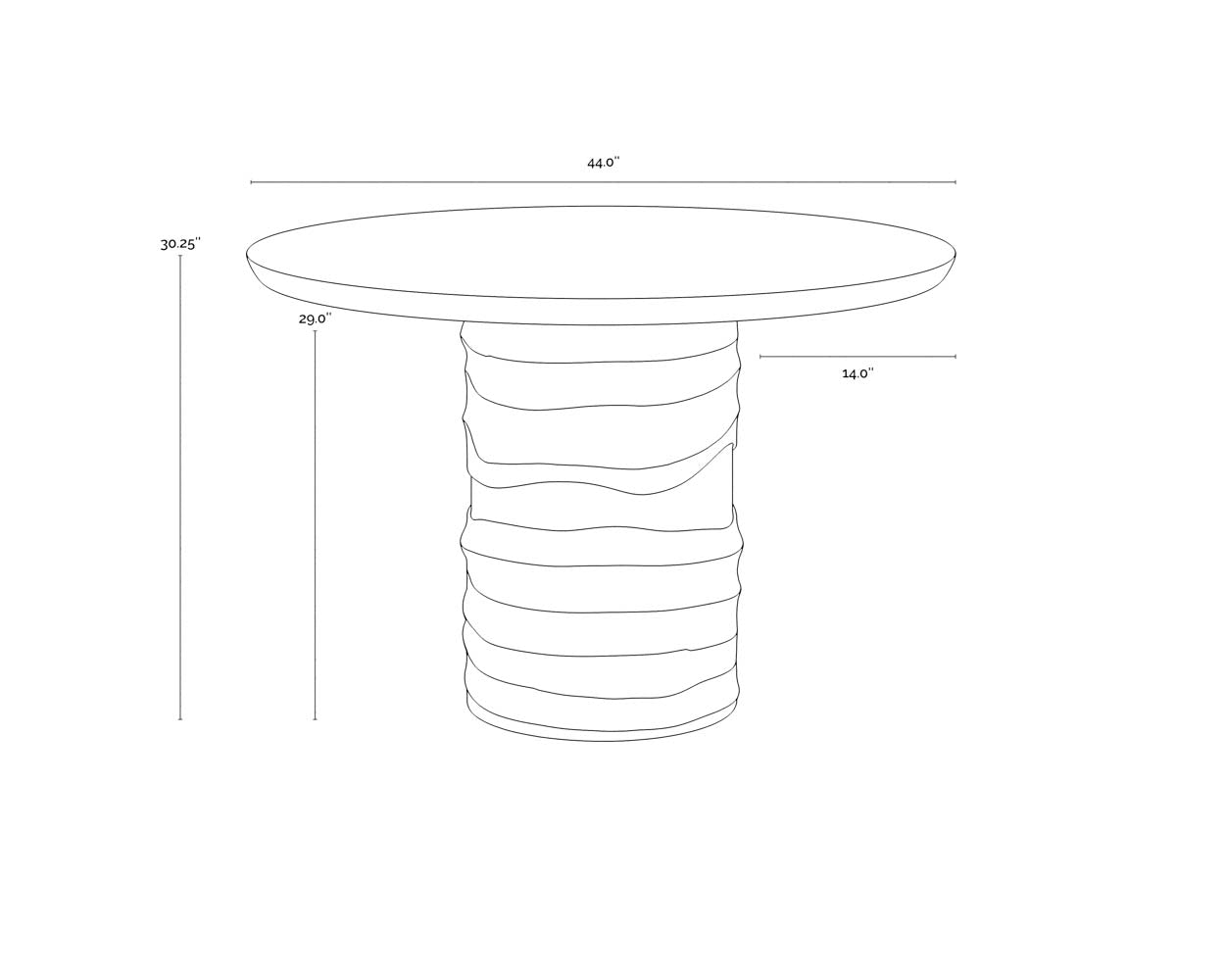 Alanya Dining Table - Round