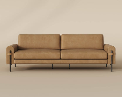 Camus Sofa - Ludlow Sesame Leather