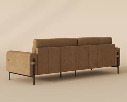 Camus Sofa - Ludlow Sesame Leather
