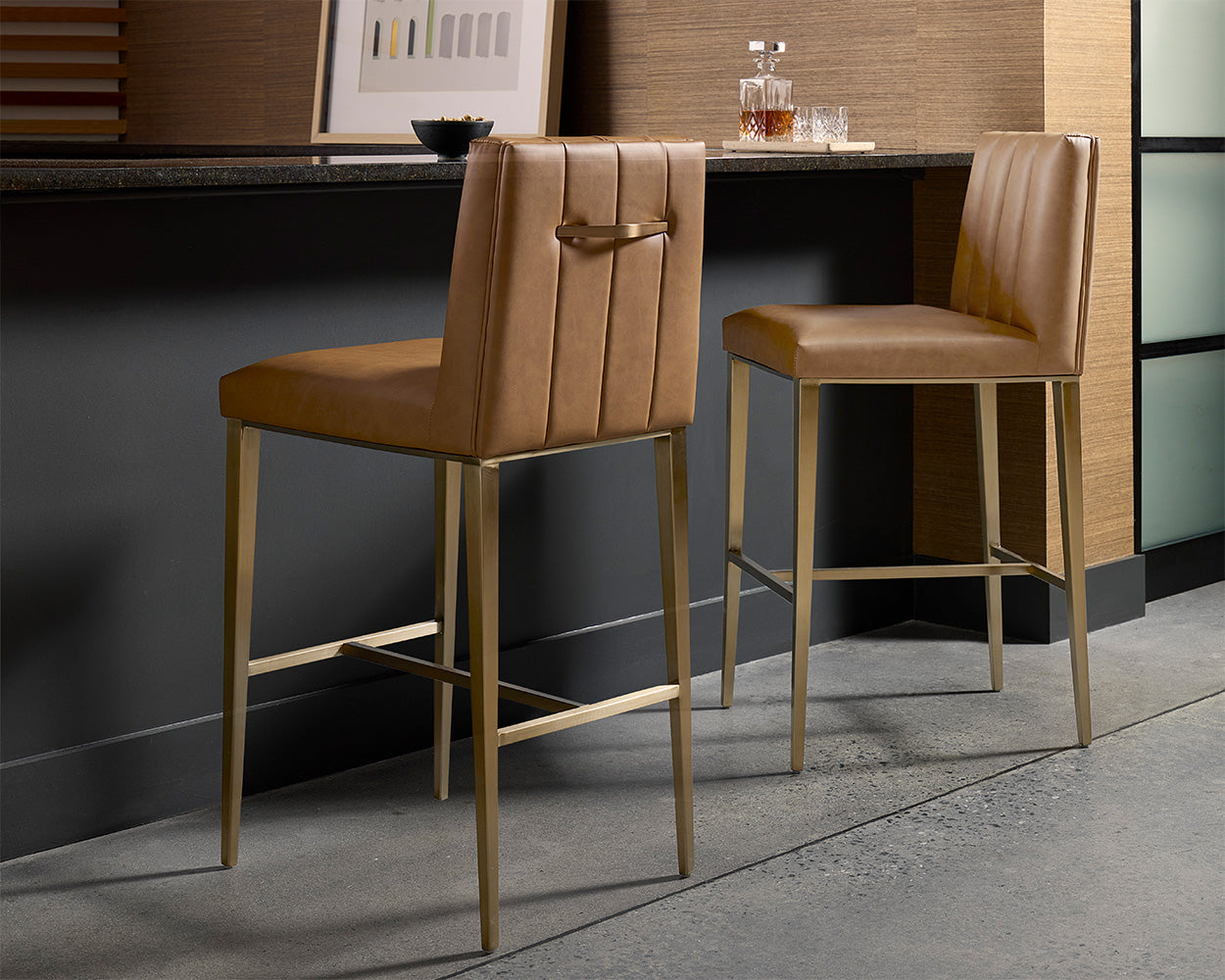 Wilbur Barstool - Milliken Cognac