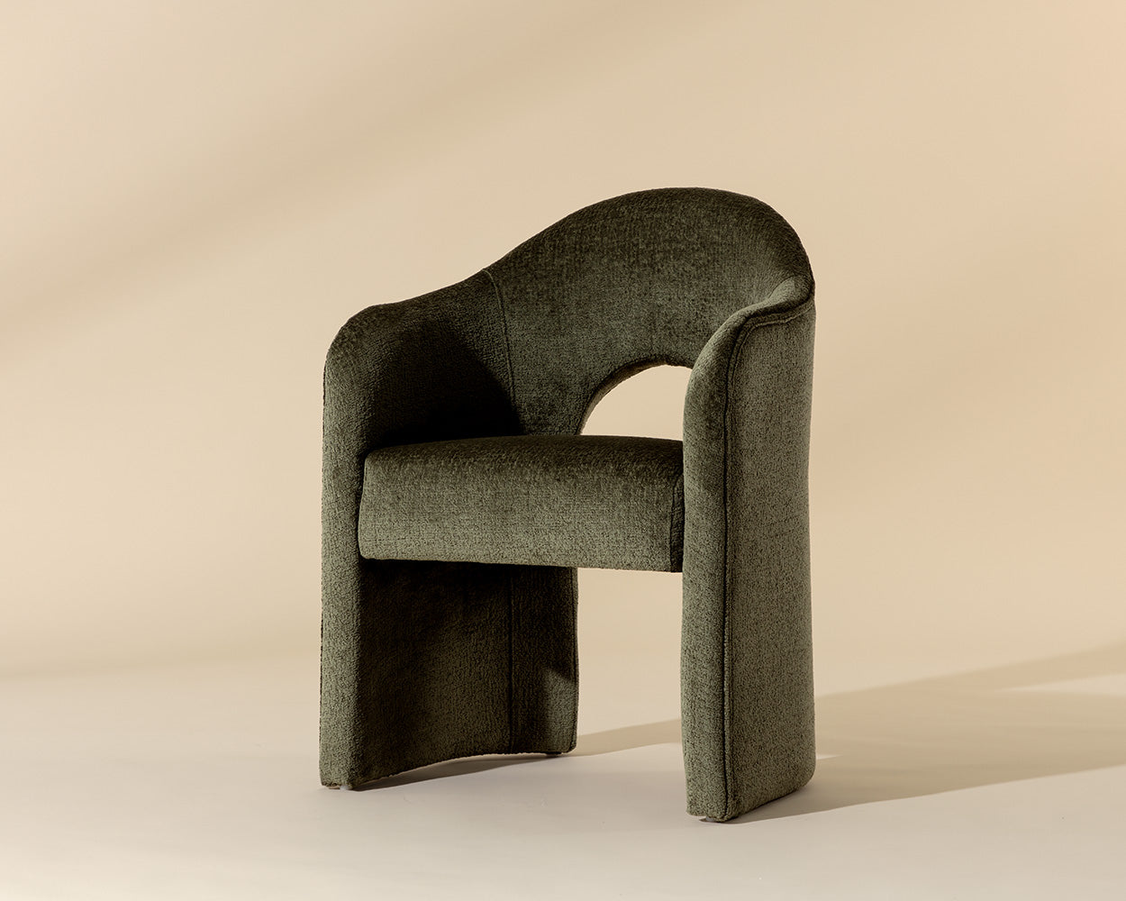 Anaya Dining Armchair - Bergen Olive