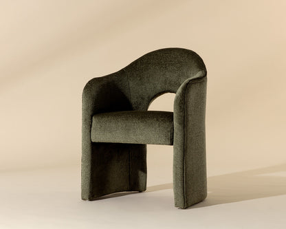 Anaya Dining Armchair - Bergen Olive