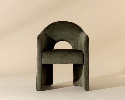 Anaya Dining Armchair - Bergen Olive