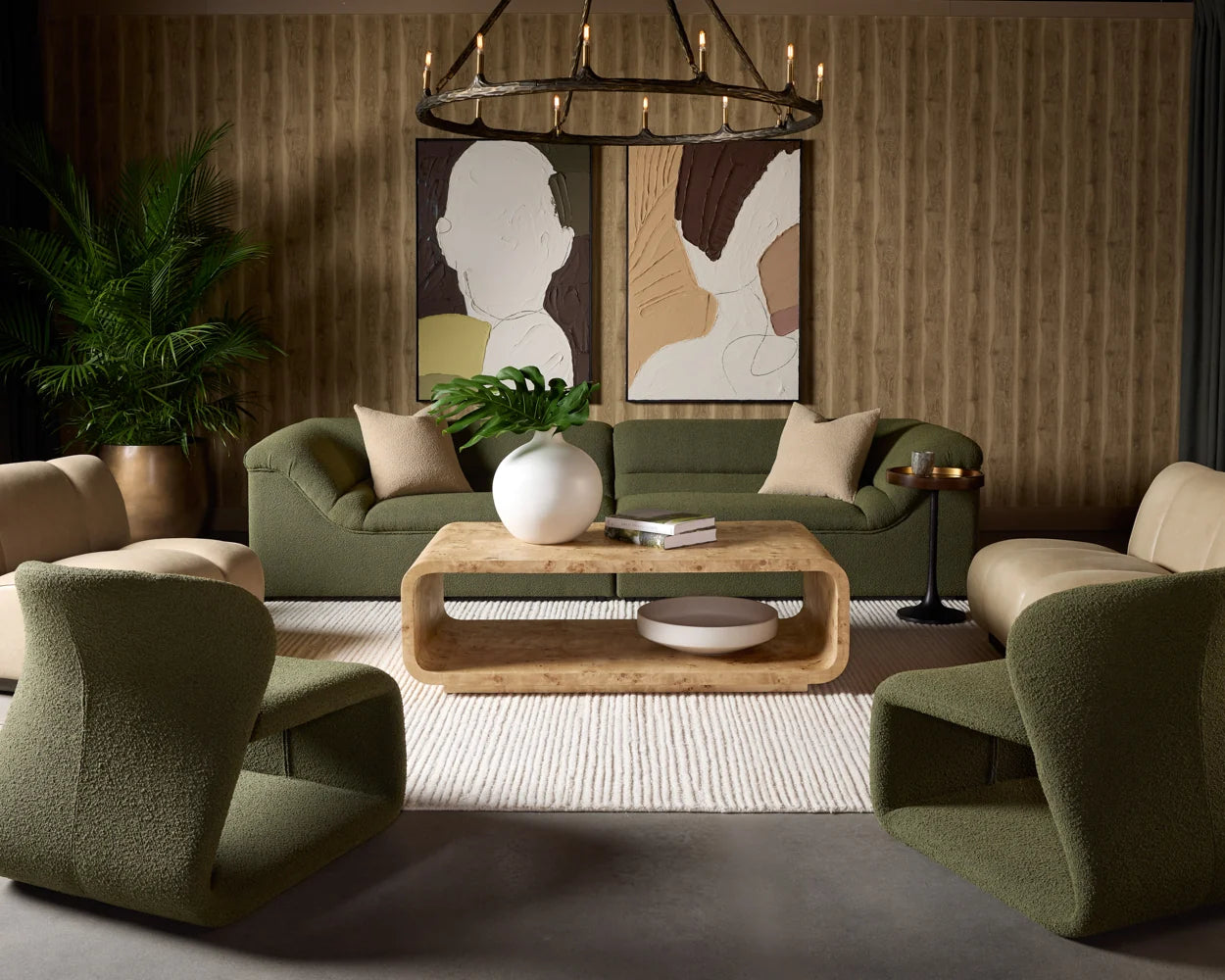 Sophiene Lounge Chair - Copenhagen Olive