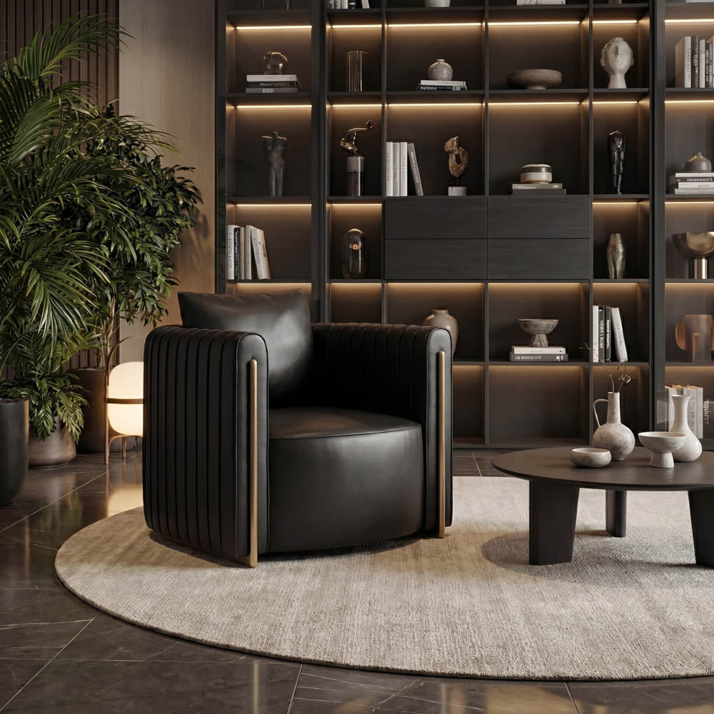 Alix Lounge Chair - Cantina Black